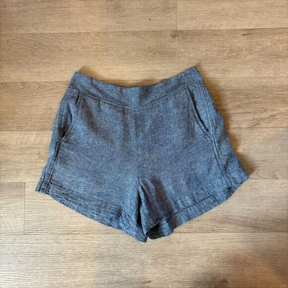 Gap Shorts Women XS Navy White Flat front Pull On Pockets - Picture 1 of 4